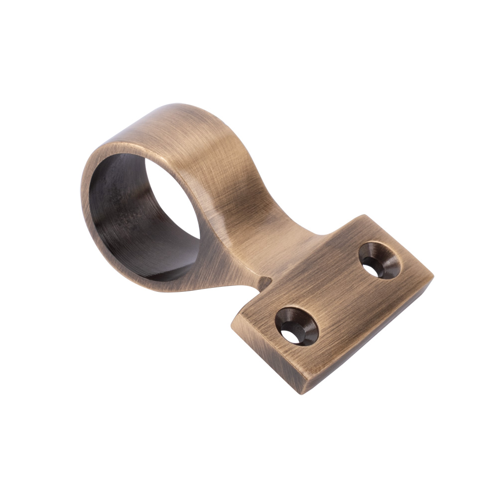 Sash Heritage Offset Ring Sash Lift - Antique Brass